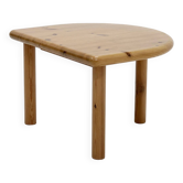 Table basse ou table d'appoint en pin massif par Rainer Daumiller pour Hirtshalls Sawmills 1970