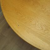 Ash round table, Danish design, 1960s, production: Denmark