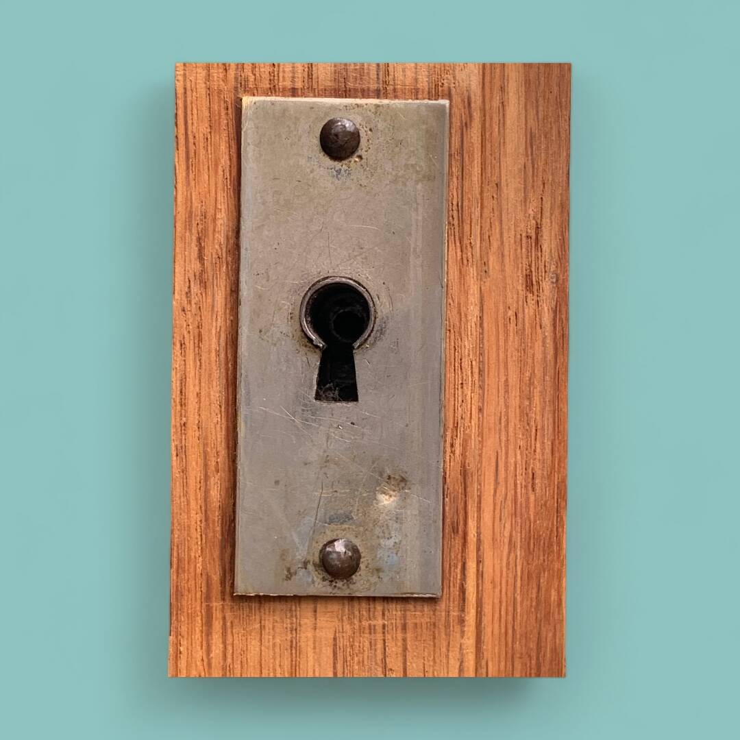 Mirror on art deco door 60x172cm