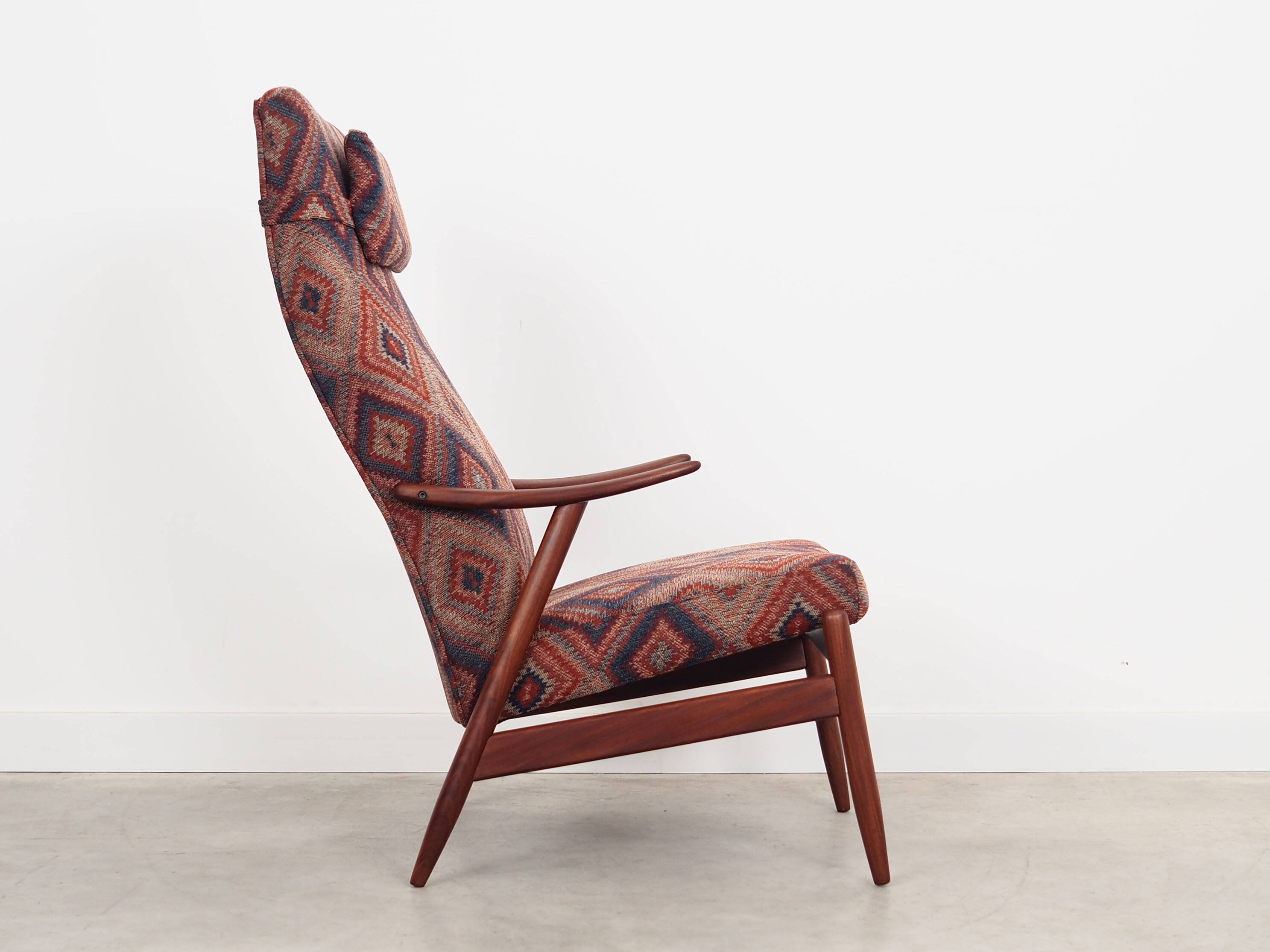 Teak armchair, Danish design, 1970s, production: Denmark