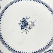 Low blue "Butterfly" compote dish by Minton & co, England, 19th century