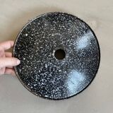 Sheet metal suspension, industrial enameled bowl