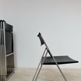 P08 folding chairs by Justus Kolberg for Tecno 1991