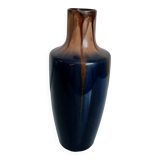Vase en céramique vintage bleu