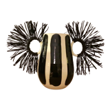 Hand-painted ceramic vase