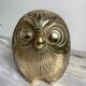 Large brass owl