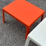 Pair of Space Age fiberglass coffee tables, Circa 1970