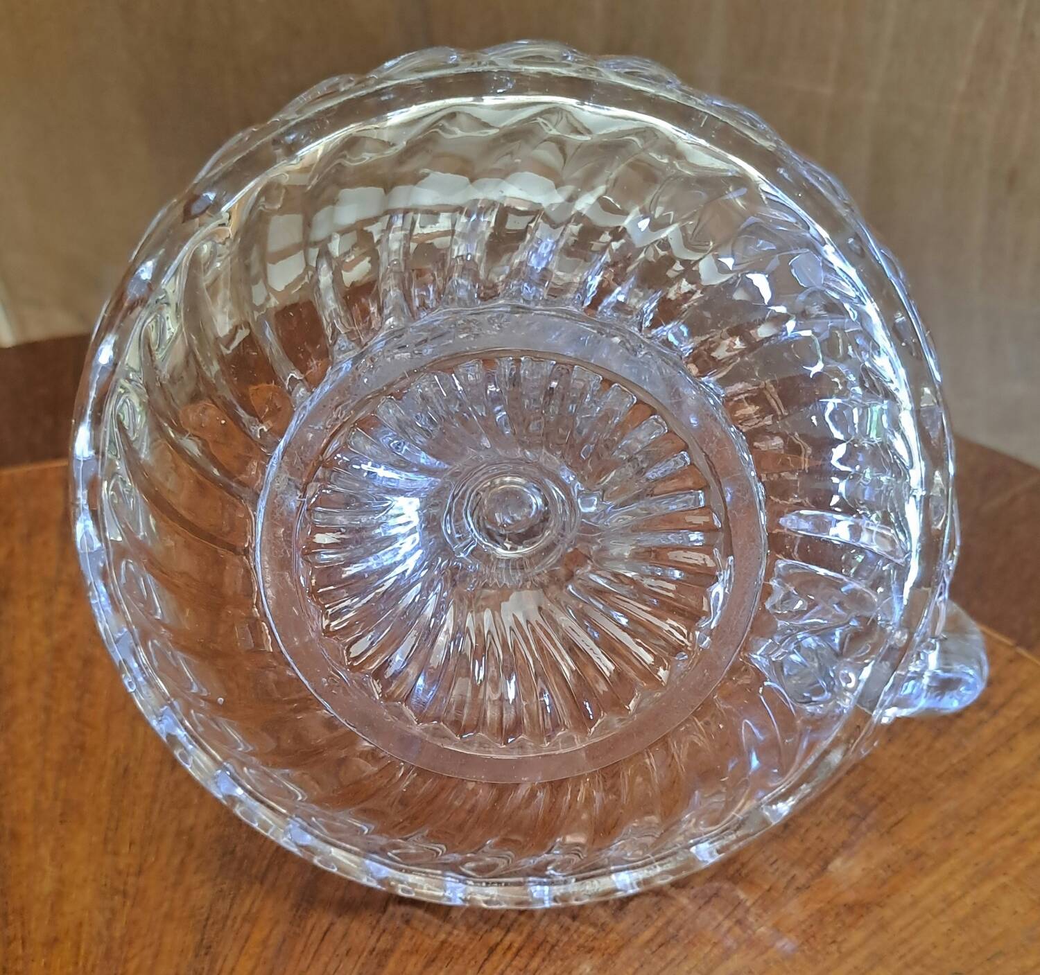 Baccarat crystal hand candle holder, Bambous Tors model