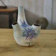 Ceramic vase by Marie-Madeleine Jolly, “Chardon” model, 1940s
