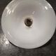 Antique opaline suspension white smooth spirit Art Deco 1930 TBE ø 25 cm