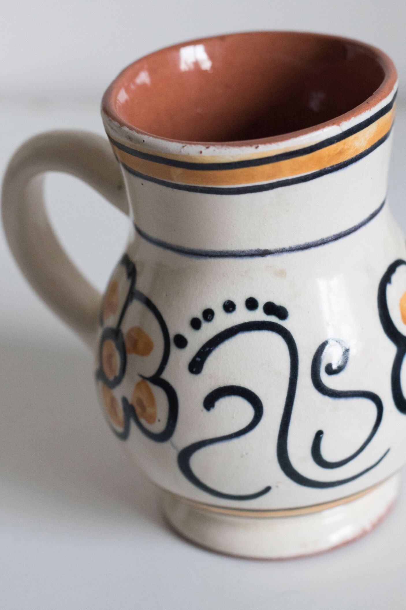 Pitcher - antique ceramic vase