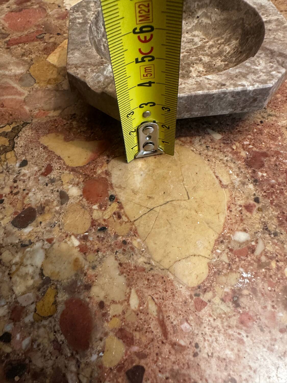 Ashtray, marble catch-all.