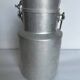 Old aluminum milk jug 1.5 liters