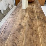 XL central island workbench oak