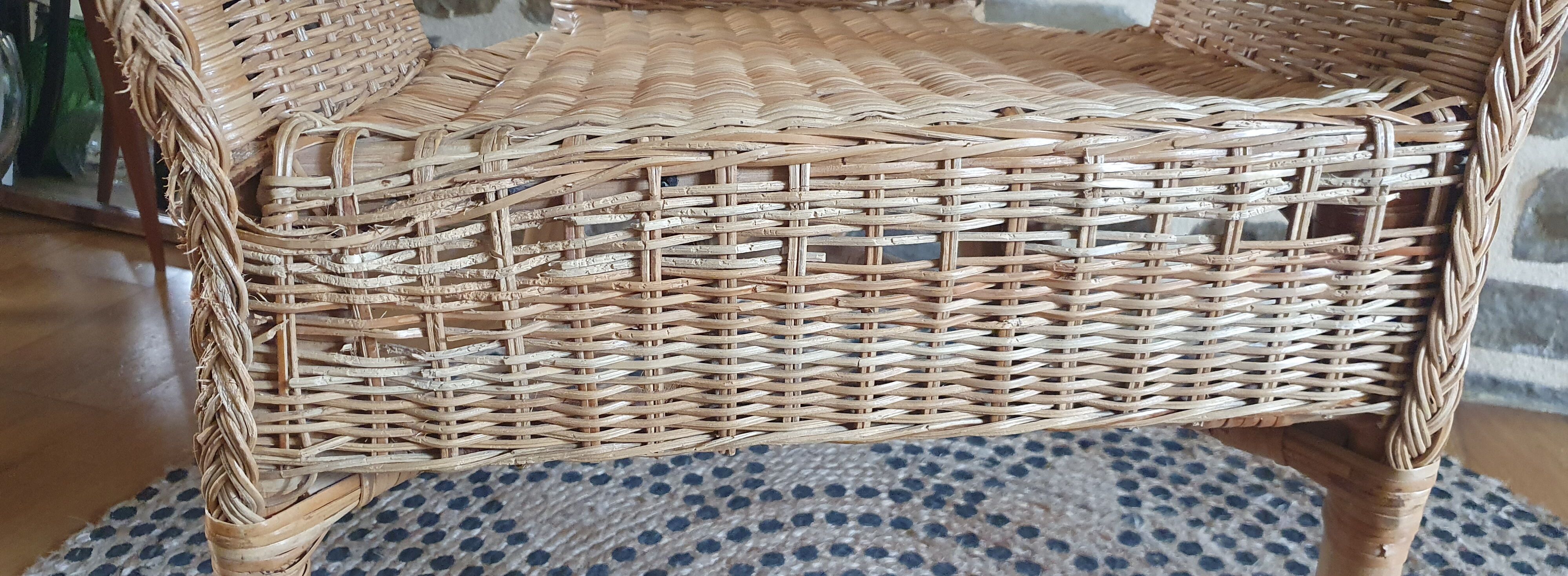 Fauteuil en rotin