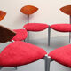 Ensemble de 6 chaises de salle à manger des années 1980