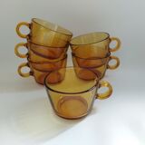 6 vintage Vereco cups