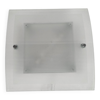 Faladesa & idearte - wall lamp - frosted glass - metal - Spain - 80s