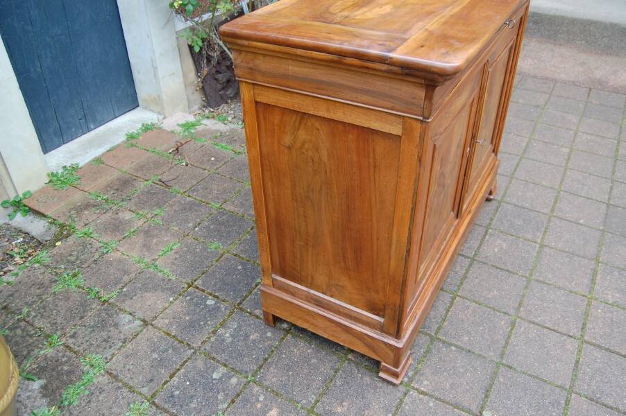 19th-century Louis Philippe walnut buffet.
