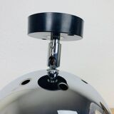 Erco chrome eyeball spotlight ceiling light, 70s