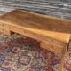 Flat desk double face in natural wood style  Louis XVI XIX eme century