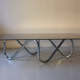 Wave coffee table in smoked tempered glass, 1970