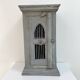 Storage unit, old buffet in weathered gray wood