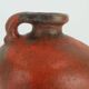 Carstens toennishof vase model no.0875-18 gerda heuckeroth orange brown 60s