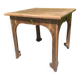 Brutalist wooden table