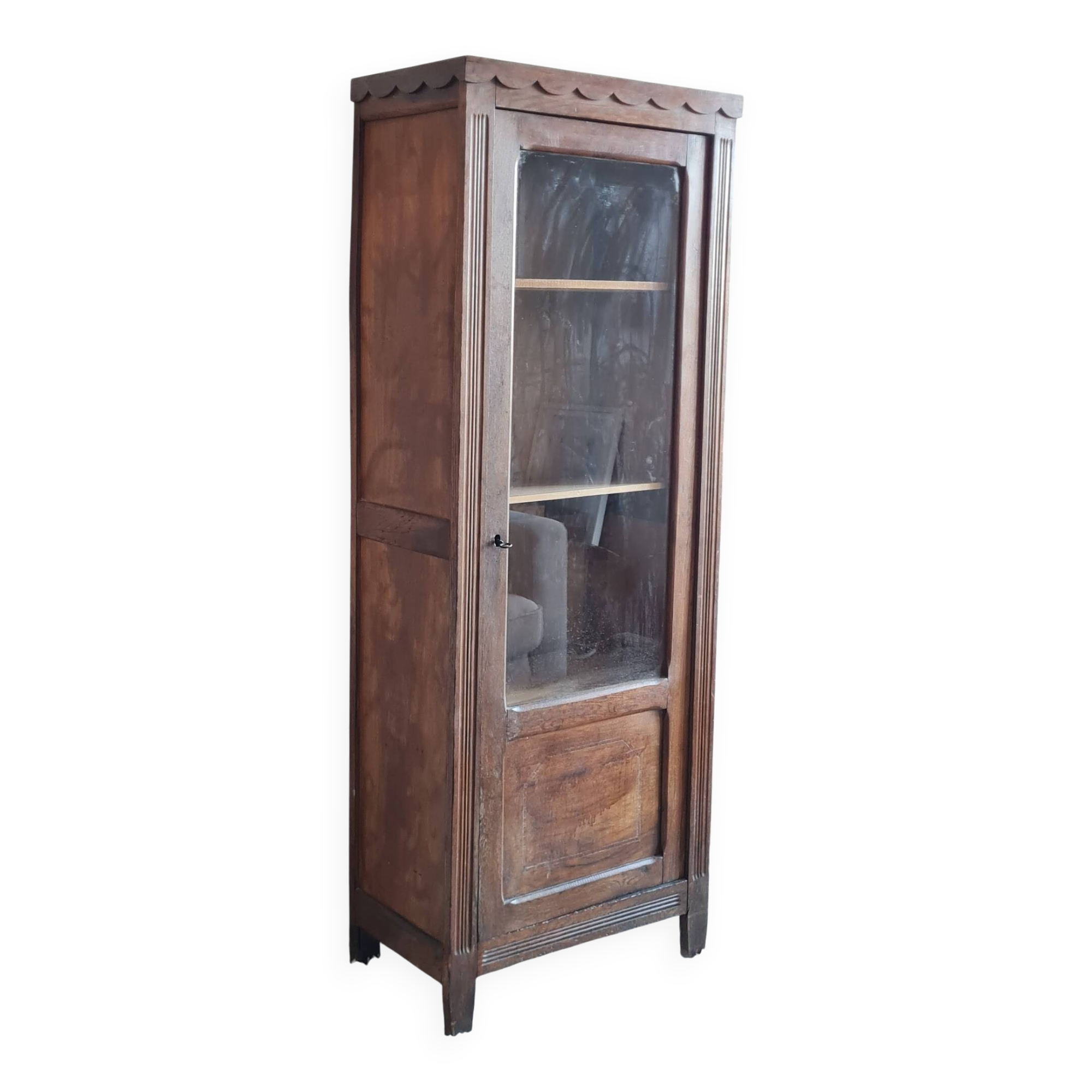 Glass-fronted Parisian wardrobe