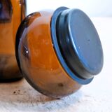 Ariel laundry apothecary style jar - amber glass