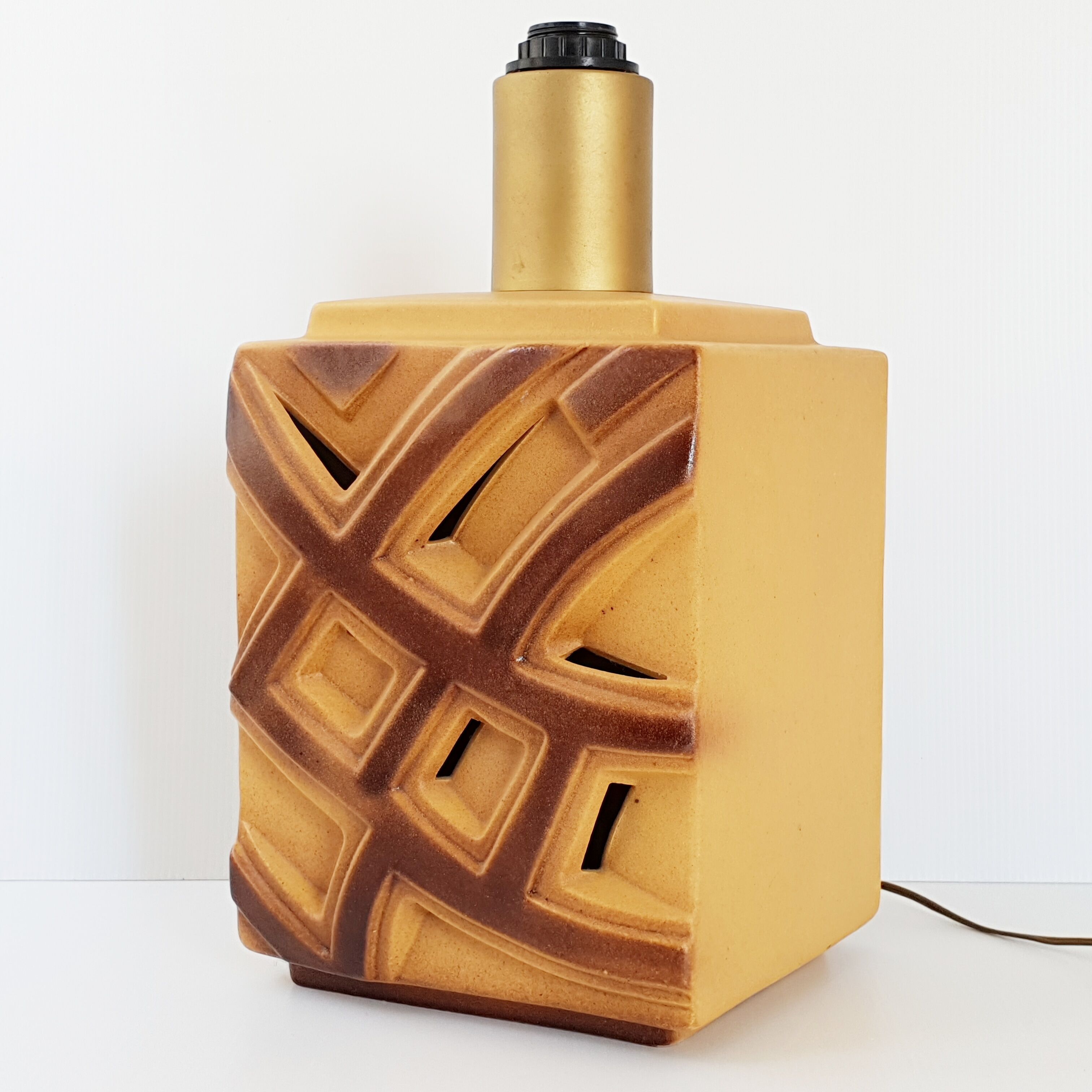 Vintage ceramic lamp foot 1970