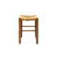 Brutalist straw stool