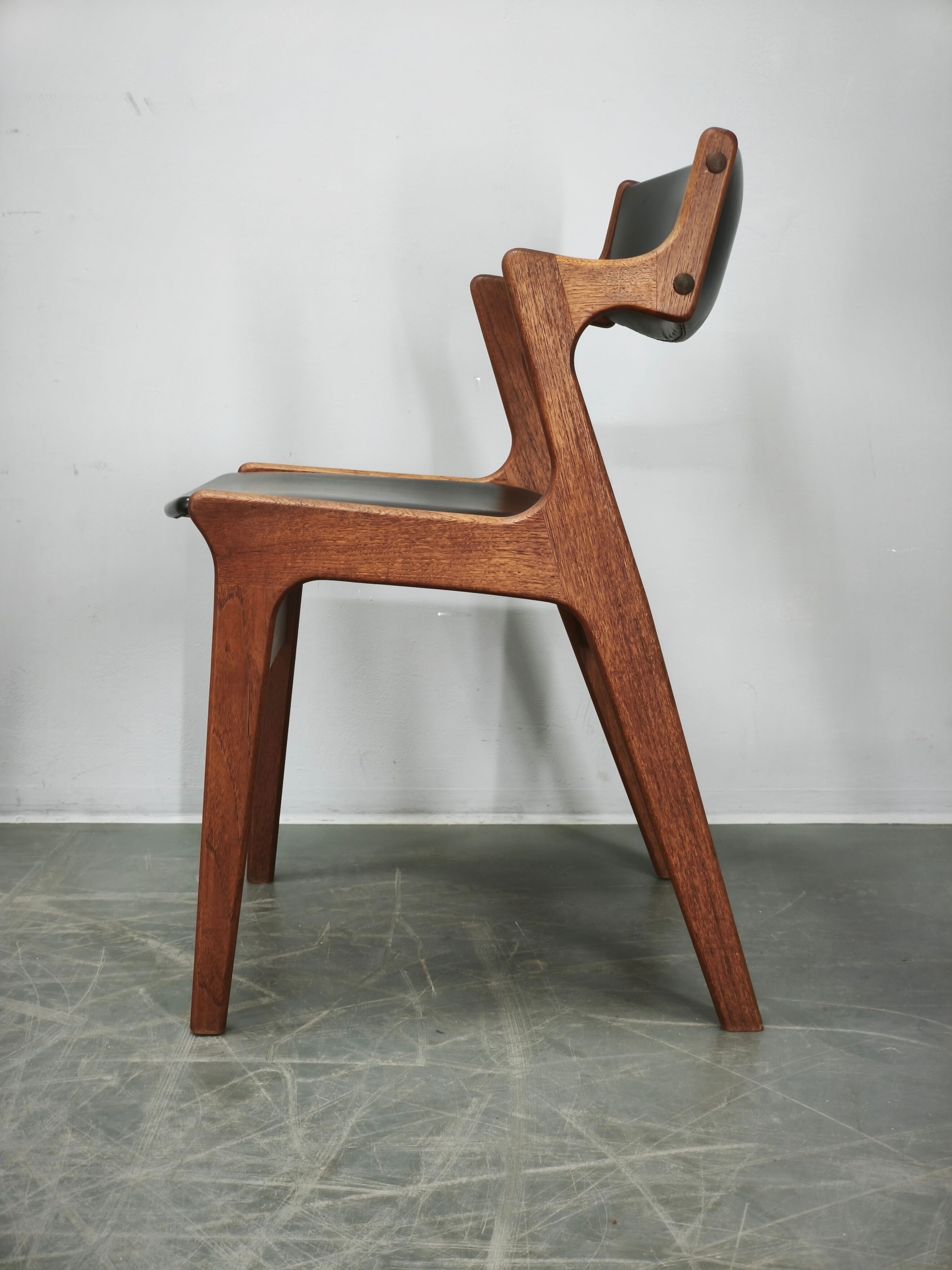 Sven Aage Madsen Teak Vanity Desk with Mirror, Denmark, 1960s