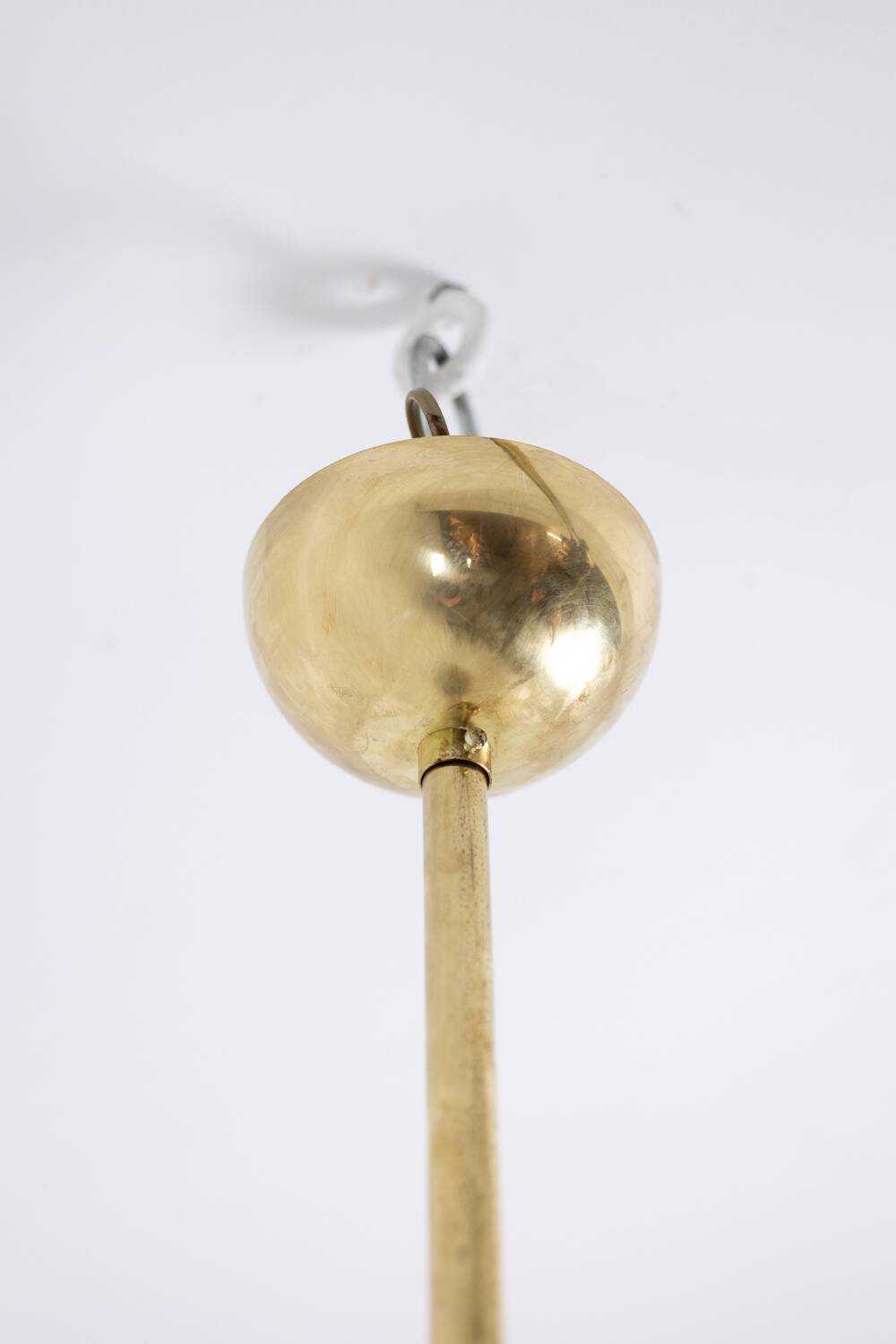 Radiant glass tube chandelier. Contemporary design.