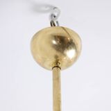 Radiant glass tube chandelier. Contemporary design.