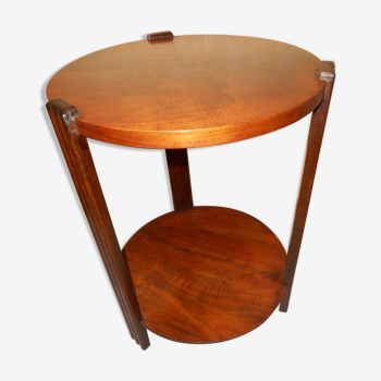Pedestal table round vintage