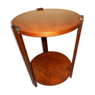 Pedestal table round vintage