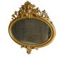 Oval Mirror Louis XV gilded wood