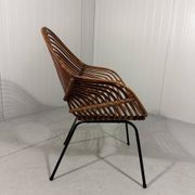 Rattan easy chairs by Rohé Noordwolde, Netherlands 1950-60’s