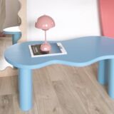 Colorful bean coffee table