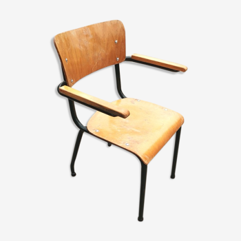 Fauteuil maître d'école années 60