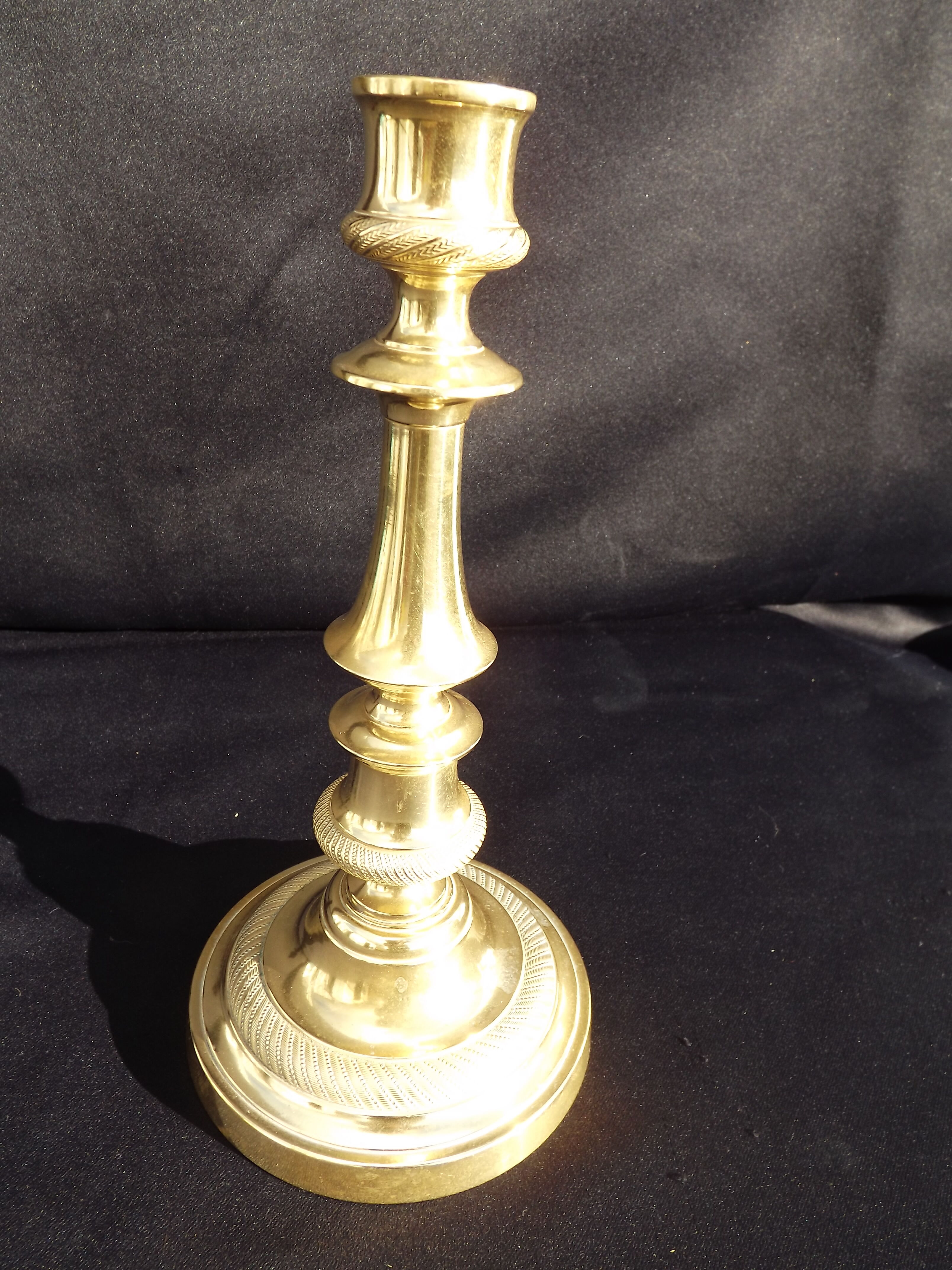 Candlestick period "restoration" in bronze
