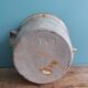 Puisaye sandstone ice bucket signed Jean-Pierre Prud'homme