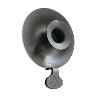 Antique candlestick in pewter