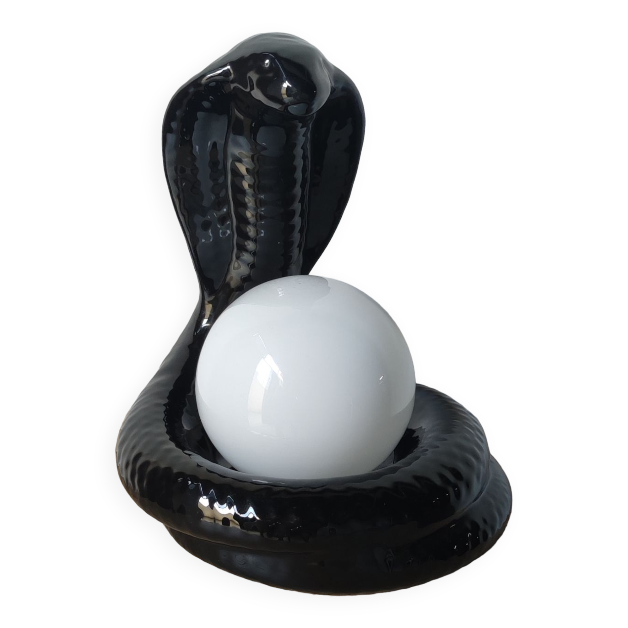 Lamp year 80 snake ceramic cobra