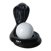 Lamp year 80 snake ceramic cobra