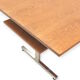 Large vintage wenge table, usable as a dining table, conference table or desk, dating from the 1970s