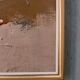 Mid-Century Modern Swedish "Autumn Rhapsody" Vintage Abstract Oil Painting, Hans Osswald