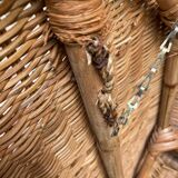 Vintage wicker chest